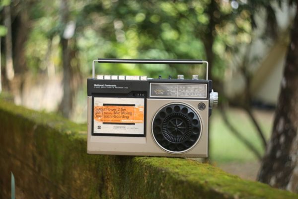 Une radio dans la nature