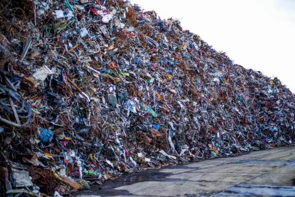 Montagne de déchets