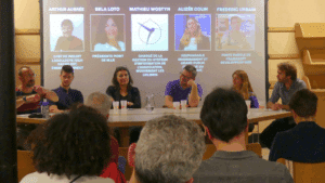 Table-ronde de 5 intervenants et intervenantes et un modérateur