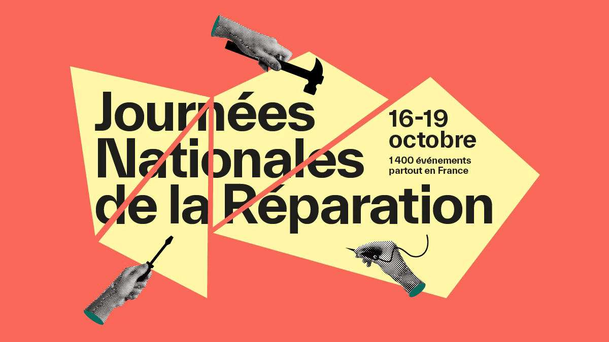 Retour des Journées nationales de la réparation : du 16 au 19 octobre