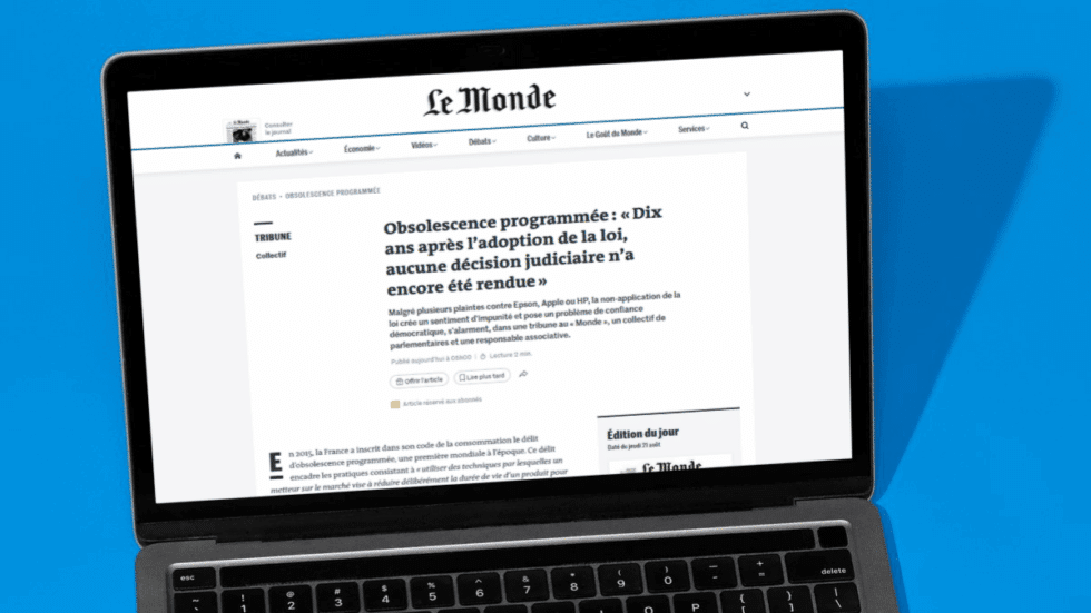 10 ans du délit : Tribune HOP dans Le Monde