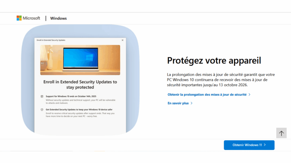 Comment bénéficier des mises à jour étendues gratuites de Windows 10 ?