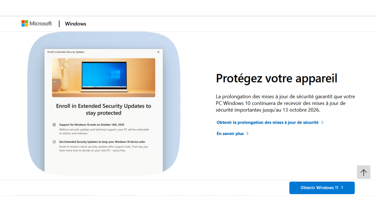 Comment bénéficier des mises à jour étendues gratuites de Windows 10 ?