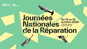 Journées nationales de la réparation, du 15 au 18 octobre, coorganisées par HOP et Make.org Foundation